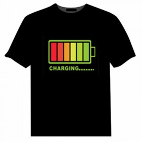 Sound Activated LED Light Up T-Shirt